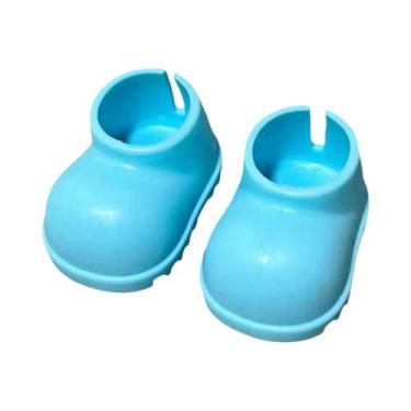 Imagem de Sapatos De Couro DIY Para Boneca Labubu De 17CM, Acessórios Artesanais