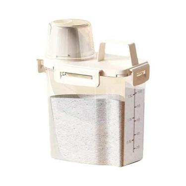 Imagem de Pote Hermético Portátil Para Líquidos De Lavanderia Com Copo Medidor, 
