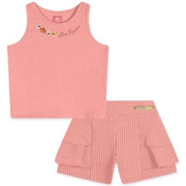 Imagem de Conjunto Curto Lilica Ripilica Regata e Short Rosa-Feminino