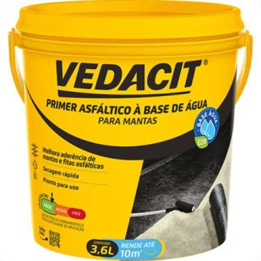 Imagem de Vedacit Primer Asf Base Agua 3,6Lt (30040143)