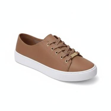 Imagem de Tênis Moleca Feminino Nude Ultraleve Estilo Moderno -, Nude, 38