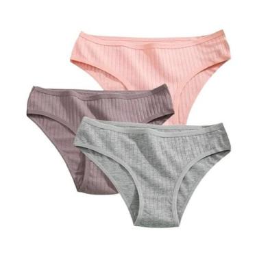 Imagem de Conjunto De Calcinhas De Algodão Femininas Lingerie Sexy Tamanhos XS-5