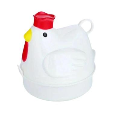 Imagem de Panela a Vapor Para Cozinhar Ovos Em Forma De Frango, Capacidade Para 