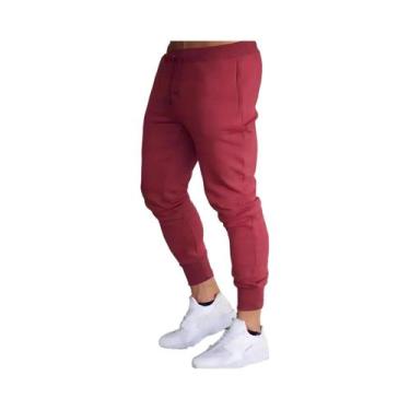 Imagem de Calças De Moletom Casuais Masculinas Para Outono E Inverno, Calças De 