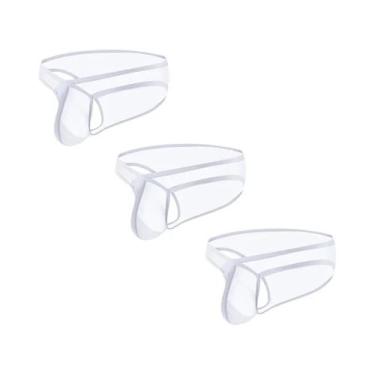 Imagem de Cuecas Bikini Transparentes Ultra-Finas Para Homens 1/3PCS Cuecas Espo