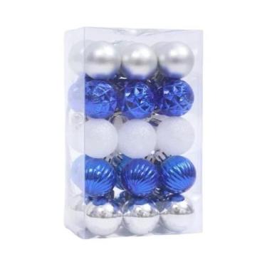 Imagem de Conjunto De Bolas De Natal 3CM 4CM Para Decoração De Árvore De Natal, 