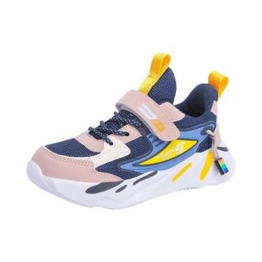 Imagem de Tênis Casuais Para Crianças, Respirável, Em Malha, Antiderrapante, Par
