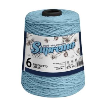 Imagem de Barbante Supremo Prediletto Cores Nº6 627 MT - Enovelar, 18 Azul Claro