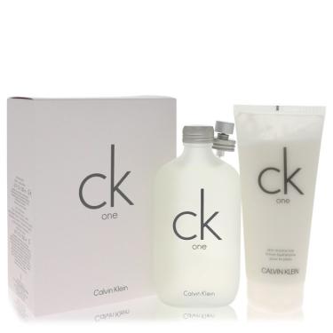 Imagem de Perfume Masculino Ck One CX. presente Calvin Klein 200 ML Eau De Toilette + 200 ML Hidratante corporal