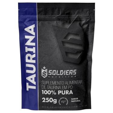 Imagem de L - Taurina 250g - 100% Pura Importada - Soldiers Nutrition-Unissex