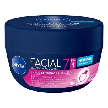 Imagem de Hidratante facial Creme Noturno Nivea, Sem Fragrância, 100g