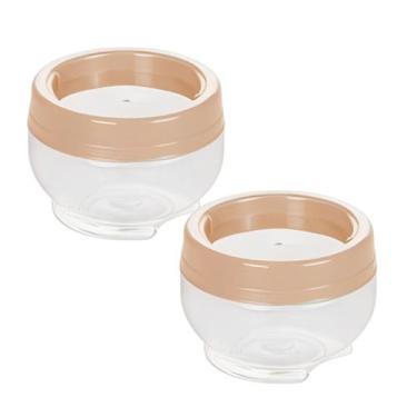 Imagem de Kit Organizador Pote Gire e Trave Plasútil Porta Tempero Porta Clips E