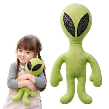 Imagem de Pelúcia Alien Colorido Fofo 48cm Macio Brinquedo Infantil - lepzo, Ver