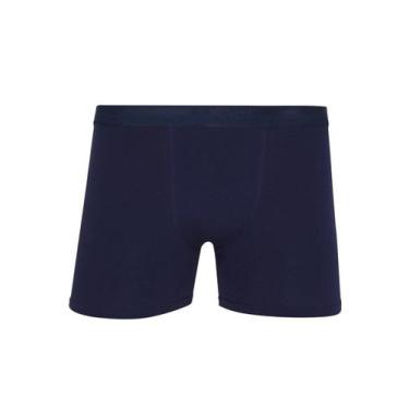 Imagem de Cueca lupo boxer 784-017, M, Azul marinho