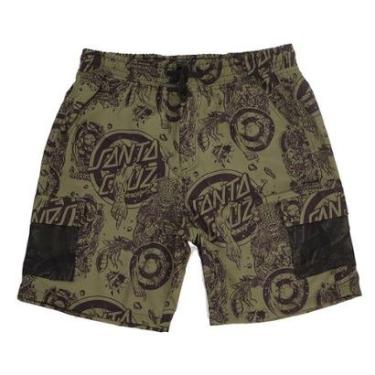 Imagem de Bermuda Santa Cruz Short Roskopp Evo Cargo - Verde Militar-Masculino