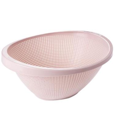 Imagem de Escorredor de arroz e macarrão rosa Plasutil ref.5219