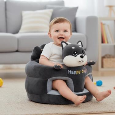 Imagem de Almofada Infantil De Apoio Para Bebê Manter A Postura Sentar pronto para uso (Cachorro...