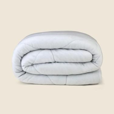 Imagem de Coberdrom Flannel Casal Cinza - A\CASA