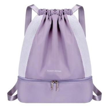 Imagem de Mochila Bolsa Saco Esportiva Feminina Bag Treino Fitness Gym-Feminino