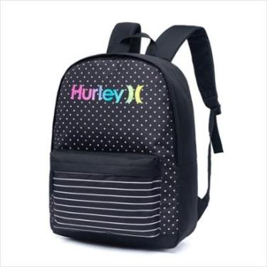 Imagem de Mochila Feminina Hurley Casual Resistente Grande Original 16 Litros-Feminino