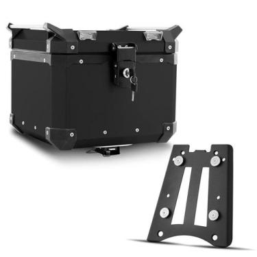 Imagem de Baú Moto Alumínio Top Case 35 Litros + Base de Fixação Super Adventure