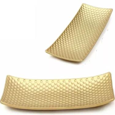 Imagem de Bandeja Madeira Lavabo Decorativa Café Retangular 35cm - Chinatown