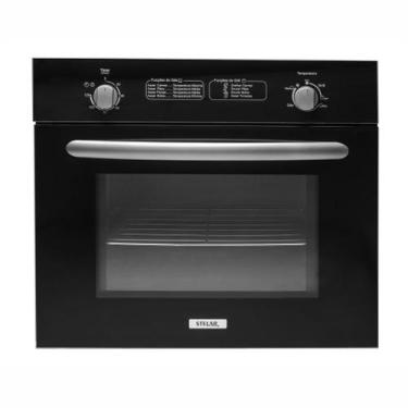 Imagem de Forno de Embutir a Gás GLP Stelar Napoli Preto 46 Litros, 220V