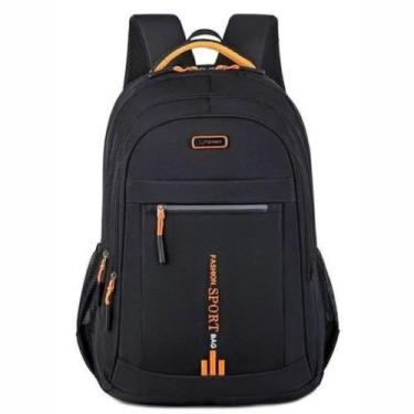 Imagem de Mochila Unissex Grande Resistente Impermeável Escolar Trabalho Viagem 