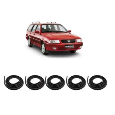 Imagem de Kit Borracha Vedação Das 4 Portas + Borracha Do Porta Mala Quantum 199