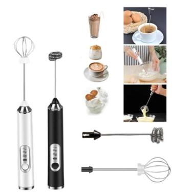 Imagem de Mini Mixer Misturador Pro 2 Em 1 Eletrico Espuma Leite Cor Sortido Usb