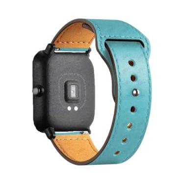Imagem de Pulseira De Couro Amazfit 20mm/22mm Compatível Com GTS 4/3/2/2e/GTS2 M