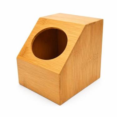 Imagem de Porta Alho Alheiro Organizador Bambu - Decora