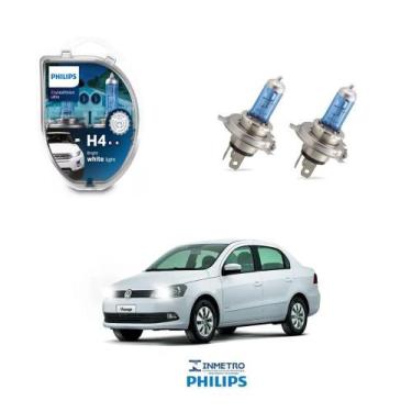 Imagem de Lâmpadas Farol Volkswagen Voyage Philips H4 CrystalVision