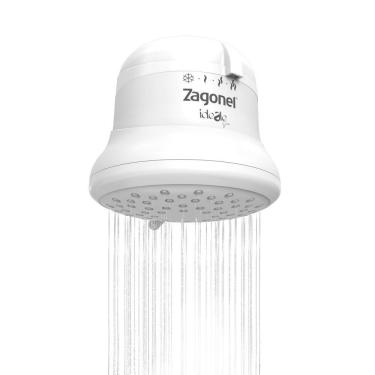Imagem de Chuveiro Ducha Zagonel Ideale Plus 4 Temperaturas Branco