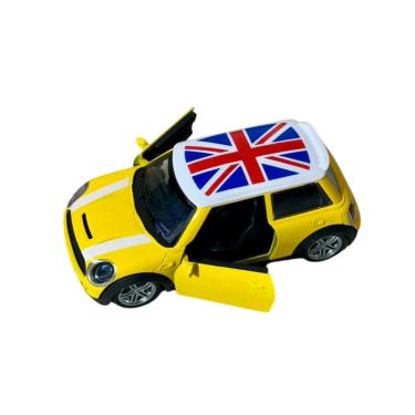 Imagem de Carrinho Mini Cooper De Fricção 12cm Brinquedo Infantil Carro Esportivo Colecionável Po...