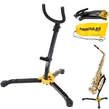 Imagem de Suporte Profissional Dobravel para Saxofone Alto - Tenor Hercules DS53