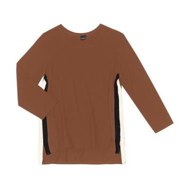 Imagem de Blusa Manga 7/8 Feminina Molecotton de Viscose Inverno Frio - Rovitex