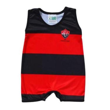 Imagem de Macacão Bebê Vitória Regata - Torcida Baby, P