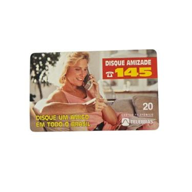 Imagem de Cartão Telefone 01/95 Telebrás Interprint Disque Amizade 145