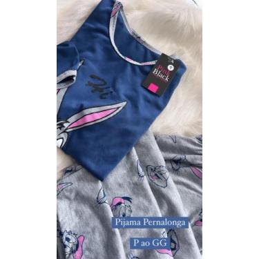 Imagem de Pijama Inverno Personagem - Pink Black Moda Intima, Pernalonga, GG