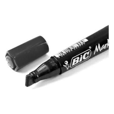 Imagem de Marcador Permanente BIC Marking  Ponta Média e Cores Intensas -, Preto