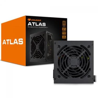 Imagem de Fonte Cougar Atlas 650W, 80 Plus Bronze, PFC Ativo, ATX 3.1, Preto, 31