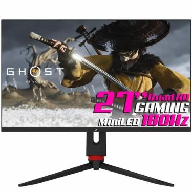 Imagem de Monitor Gamer SuperFrame Wing, 27 Pol, Quad HD, MiniLED, 180Hz, SFWGFB
