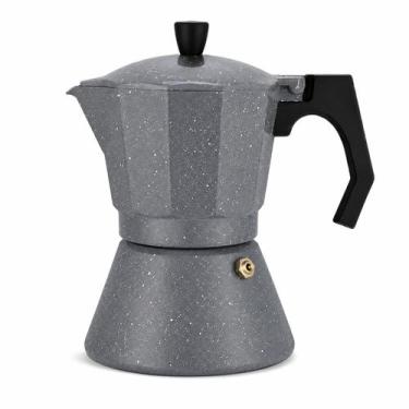 Imagem de Cafeteira Italiana 300ml Stone 6 Xícaras Café Alumínio - Vincy