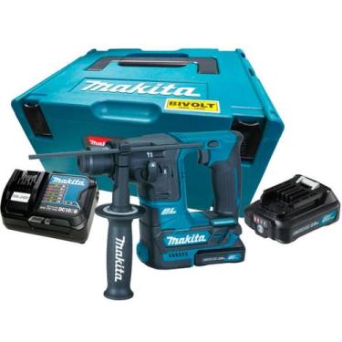 Imagem de Martelete Rotativo Rompedor À Bateria Makita 12v 1,1 J Hr166dsaj + Ace