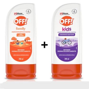 Imagem de Combo Repelente de Insetos Loção Off! Family + Kids 200ml