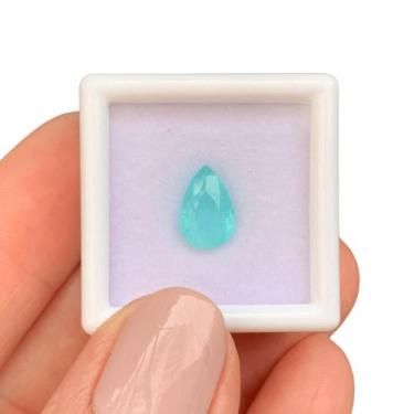 Imagem de Turmalina Paraíba Azul Neon Gota 1,99ct - SP GEMAS