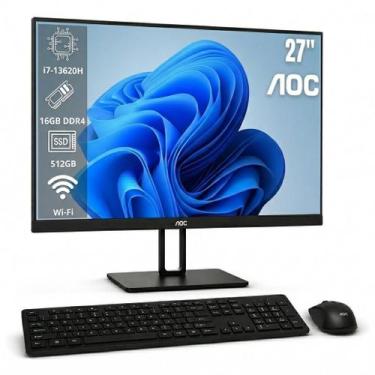 Imagem de Computador All In One AOC 27 Intel Core i713620H 16GB RAM SSD 512GB Wi