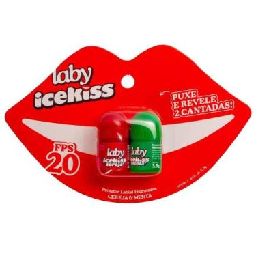 Imagem de Protetor Labial Hidratante Laby IceKiss FPS 20 Sabores Cereja e Menta 