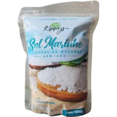 Imagem de Sal Marinho Integral MOÍDO de Mossoró RN 1kg  Natural, Puro e Perfeito